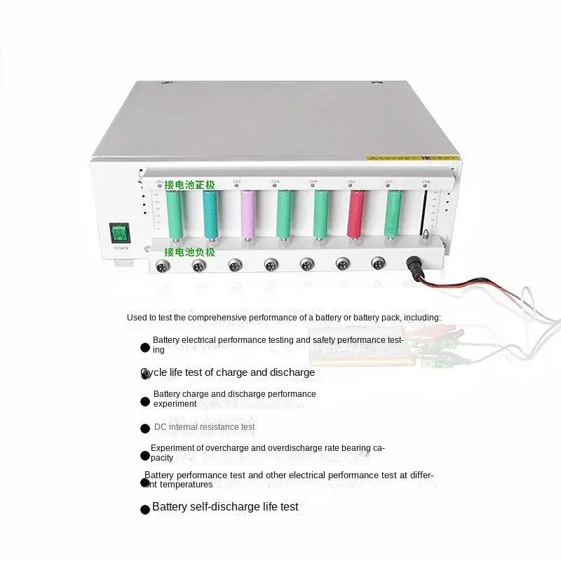 Polymer lithium-ion battery charging and discharging testing cabinet 18650 capacity divider battery aging capacity testing