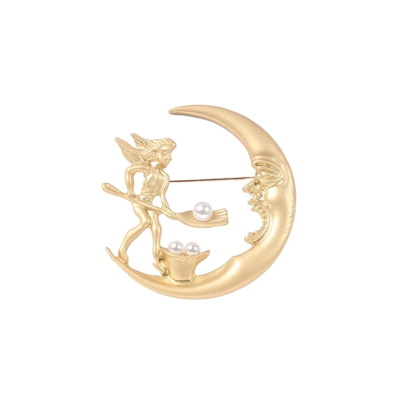 

*1pcs European and American Brooches Retro Baroque Pins Alloy Pearl Brooch Silk Scarf Buckle Accessories for Women Wholesale