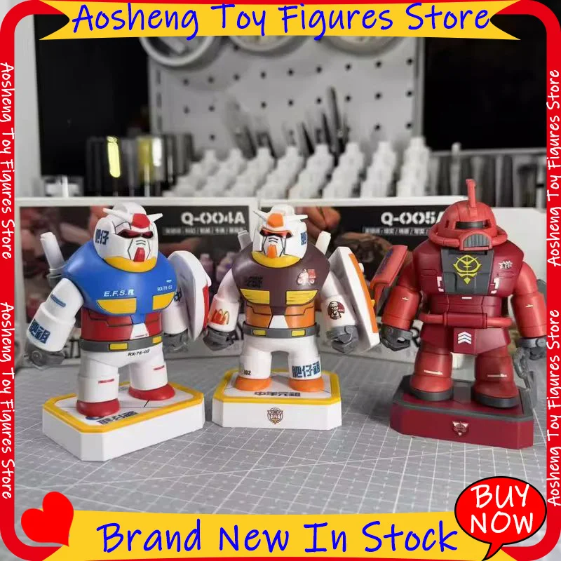 Middle-Aged Fat Yuanzu Rx-78-2 Magnetic Joint Assemble Mecha Action Figures Desktop Car Ornament Collectible Model Toys Gift