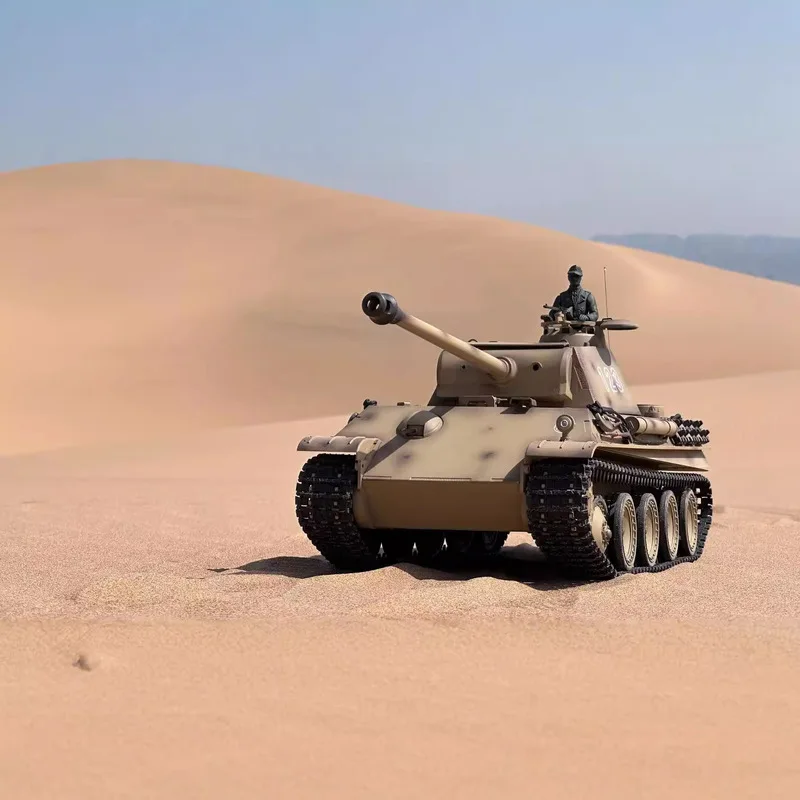 Henglong Kubing Ke German Leopard G Heavy Large Remote Controlled Tank 1:16 Infrared Battle Competitive Tank Model Gift