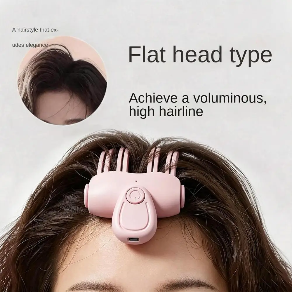 Kabellose Heiz-Root-Volumen-Clips, Anti-Verbrühungs-Haarwurzel-Flauschiger-Kamm für den Haaransatz, kabelloser Root-Lifter-Kamm für Zuhause und Friseursalon – Detail 22