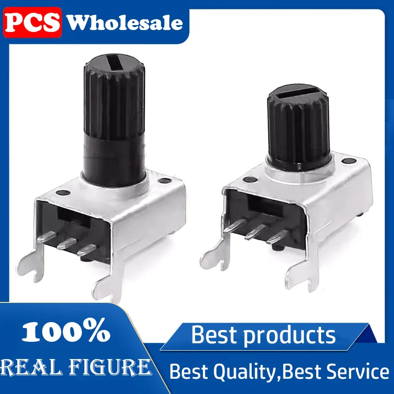 RV09 type horizontal 10K-103 potentiometer Long handle/short handle 0932 Adjustable resistance potentiometer B103