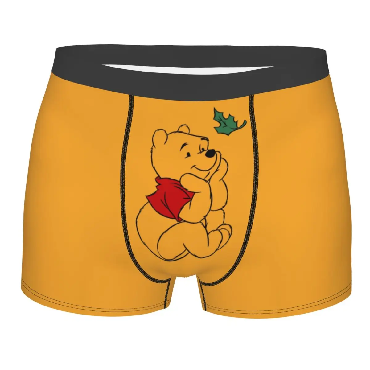 

Custom Winnie The Pooh Boxer Shorts For Homme 3D Printed Underwear Panties Briefs Breathable Underpants