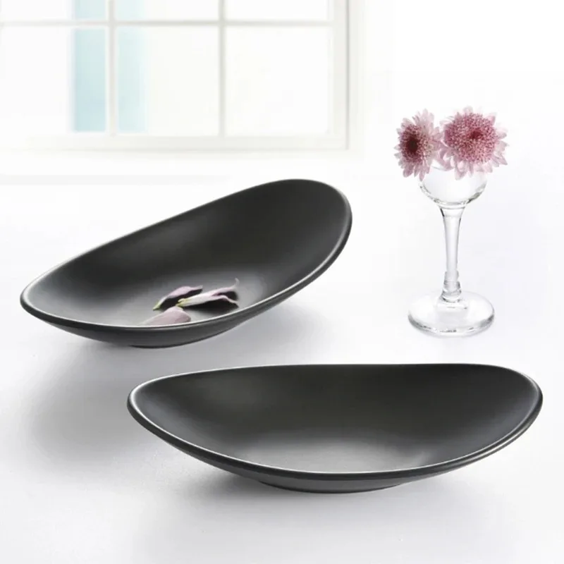Plato de anillo negro ovalado, bandeja de joyería, bandeja para llaves, organizador, decoración, plato para llaves, cuenco de joyería, organizador de platos decorativo, artículos de cocina