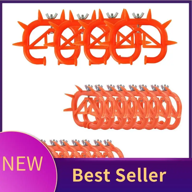 

ABHI-20PC Cow Nose Ring Farm Livestock Animal Weaner Red Plastic Weaning Tool For Calf Cattle Prevent Sucking