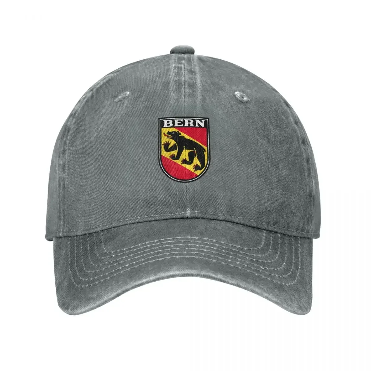 Canton of Bern Brasão - Suíça Distintivo Boné de beisebol Viseira Crianças Chapéu Praia Outing Mulher Chapéus Masculinos