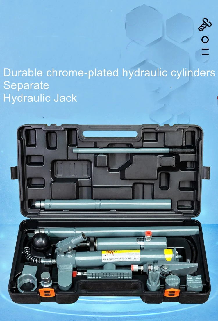 

Separate hydraulic jack 10T split automotive sheet metal hydraulic jack dent repair tools separate jacks