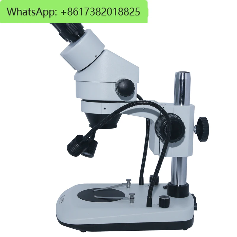 SZM-45B1 Binocular Stereo Professional Microscope 7-180x Continuous Zoom Dual Light Source HD Mobile Phone Repair