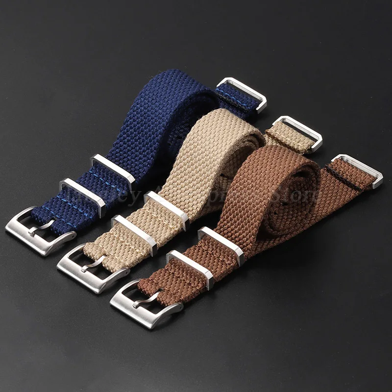 20mm 22mm Nylon Cotton Watch Strap for Omega Braid Retro Belts for Huawei Watch Gt3/Gt4 46mm Men Women Sport Unversal Bracelets