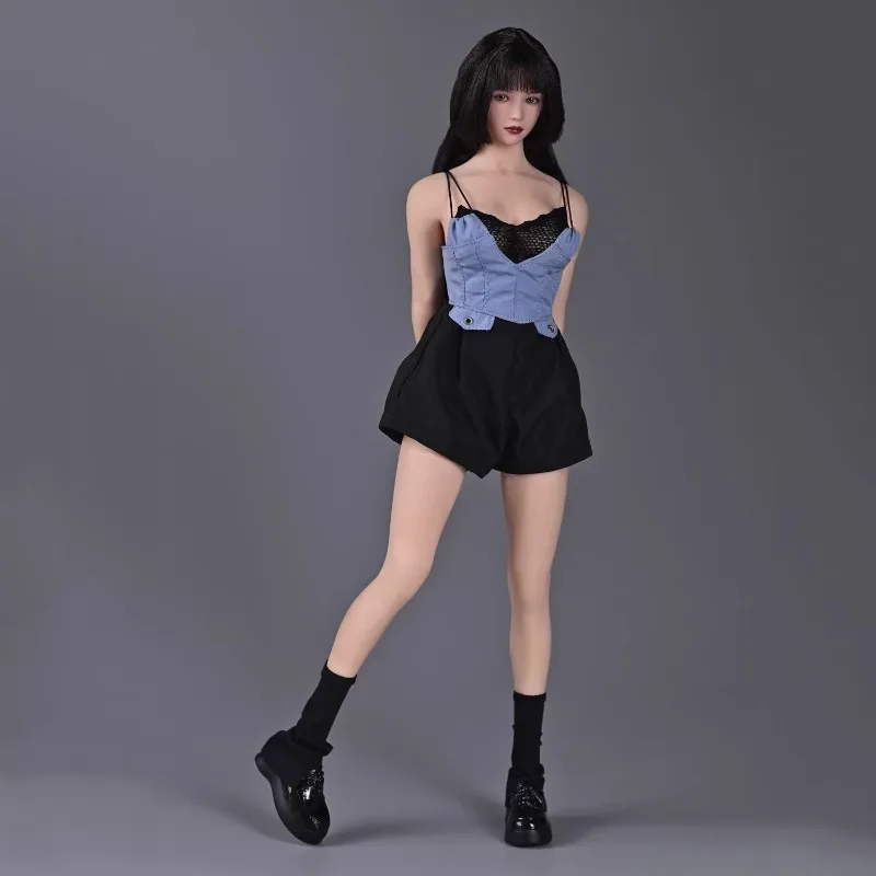 CHILI TOYS CL007 figura de acción femenina a escala 1/6, lencería de encaje, mono con tirantes, ropa, modelo apto para cuerpo de muñecas TBL PH JIAOU de 12 pulgadas
