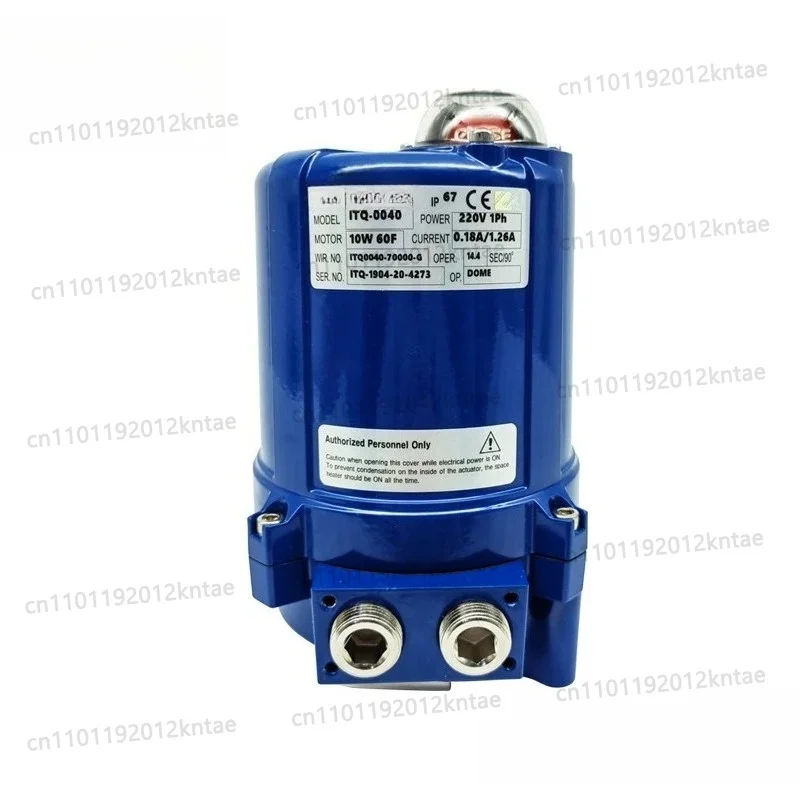 Electric actuator 380/24v precision small electric actuator angular stroke itq0040 electric head