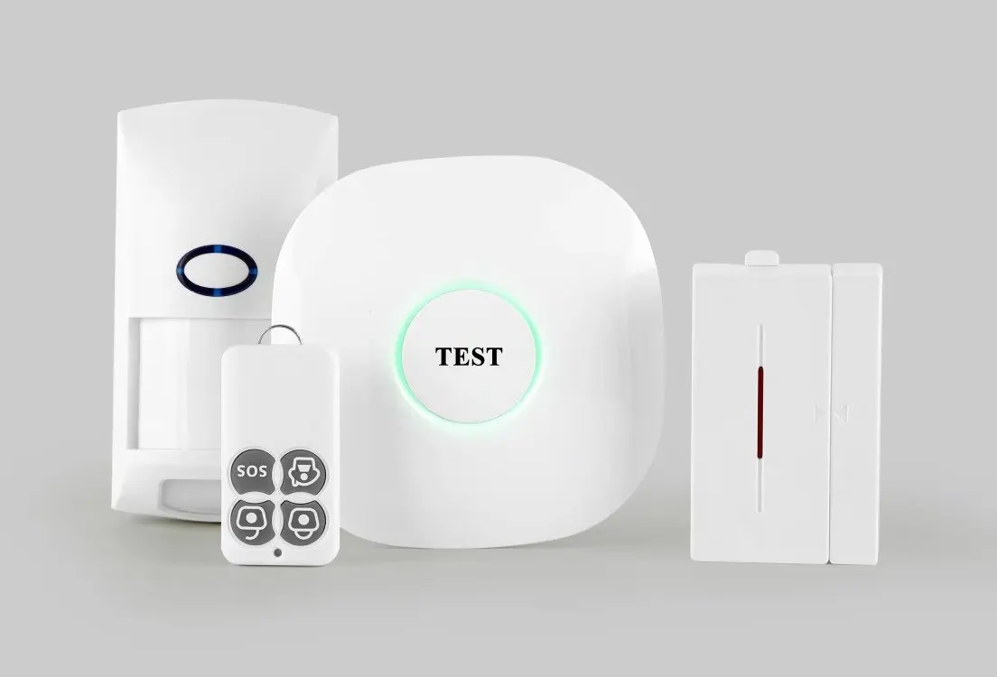 433Mhz Wireless GSM Alarm System  Home Security Alarm Kit With PIR Motion Detector Door Contact