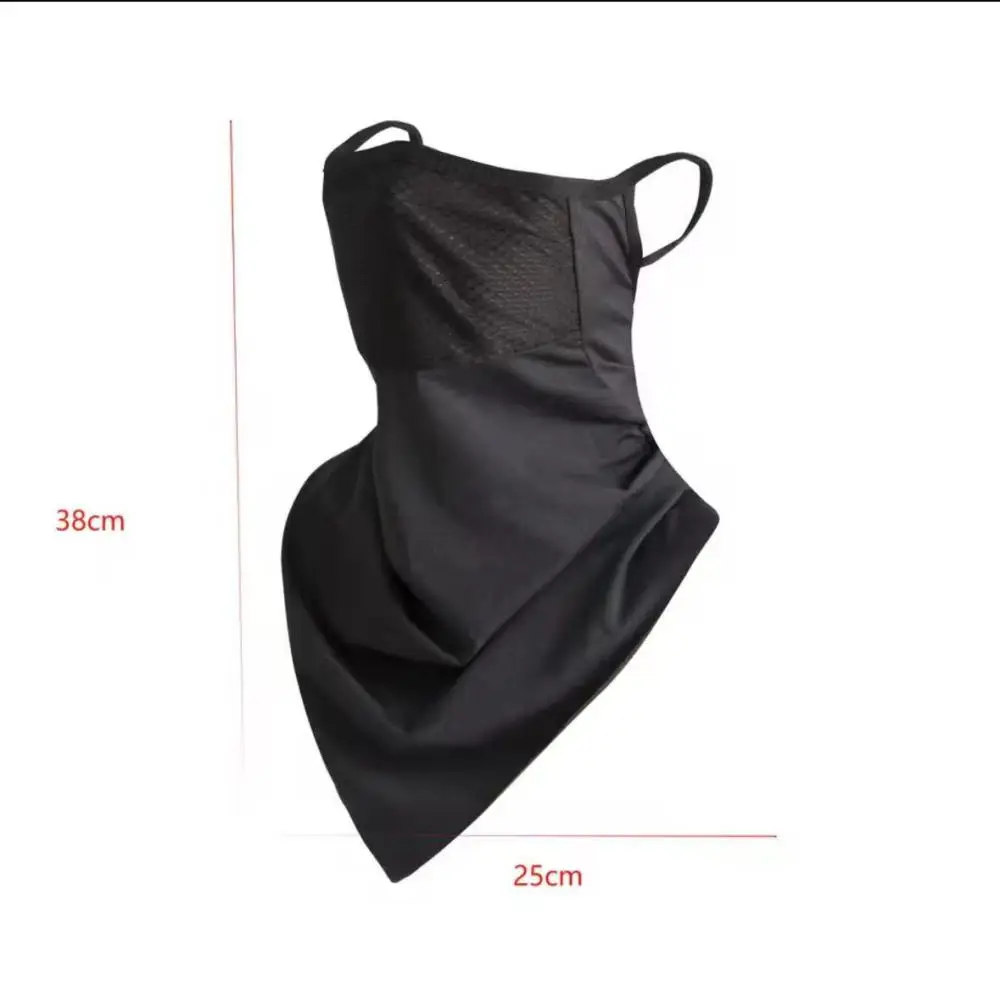 Summer cycling headscarf, ice silk neck cover, bicycle triangle towel, outdoor sun protection face towel, cycling mask