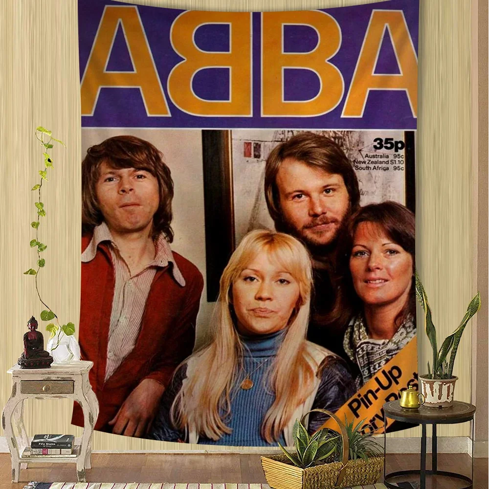 Classic Abba Band DIY Wall Tapestry for Living Room Home Dorm Decor Wall Art Decor