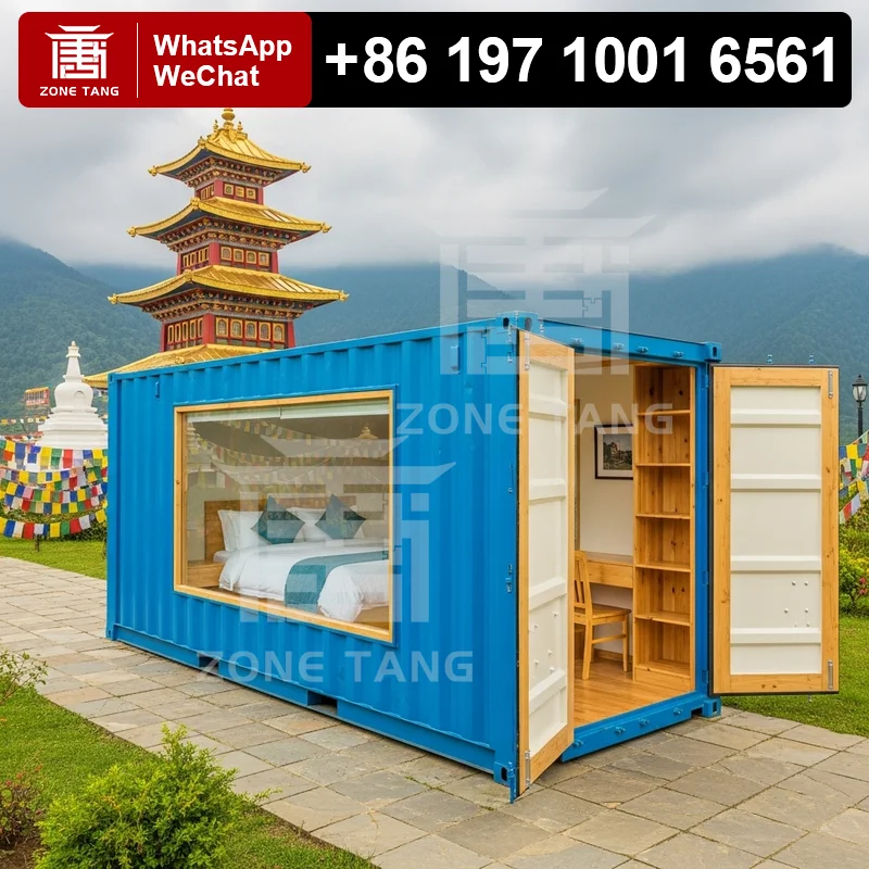 

Alibaba Container House Building Prefab Cabins Flat Pack House Manufactured Homes Meeting Room House Price Large Container Homes