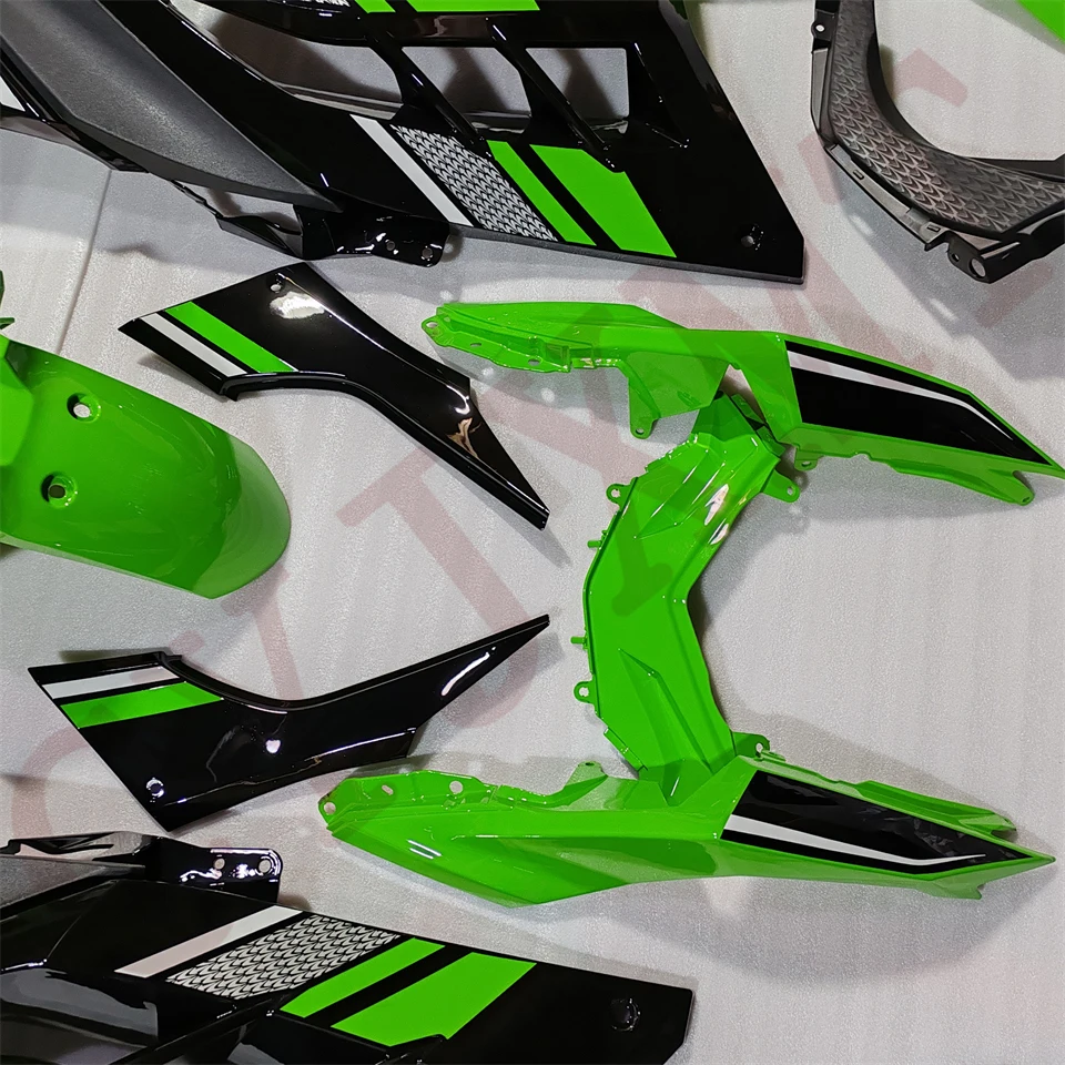 دراجة نارية هيكل السيارة الهدايا المجمعة ل Ninja300 2013-2017 الجسم القلنسوة Fairings النينجا 300 ZX-300 EX-300 13-17 غطاء بلاستيكي ملحق #6
