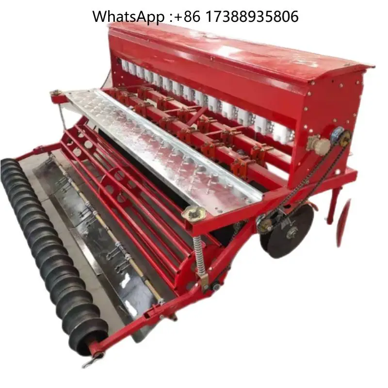 12 Row High Efficiency Traction Type Wheat Seeder & Wheat Planter, Agricultural Precision Seeding Farm Seed Planter Machine