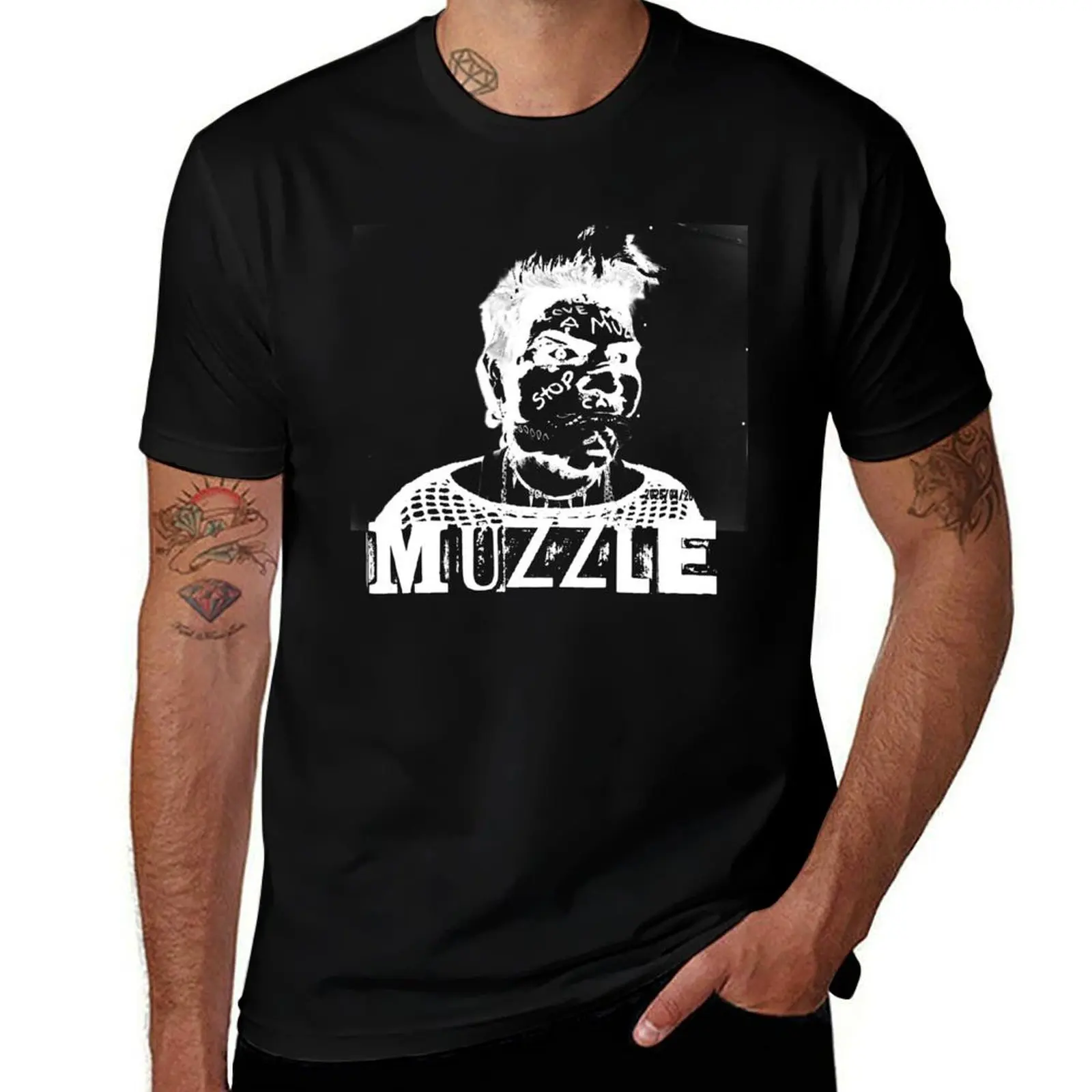 

MUZZLE T-Shirt boys animal print shirts graphic tees cotton man t-shirts custom t shirt mens t shirts top quality