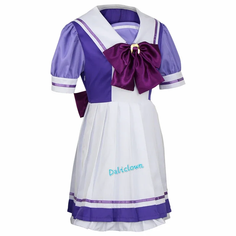 Uma Musume bonito Derby Cosplay fantasia, Anime JK uniforme escolar, Fato marinheiro, vestido Lolita, semana especial, Tokai Teio, peruca