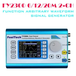 FY2300 6/12/20MHz Digital Dual-channel DDS Function Arbitrary Waveform Signal Generator Signal Source/Frequency Count Meter