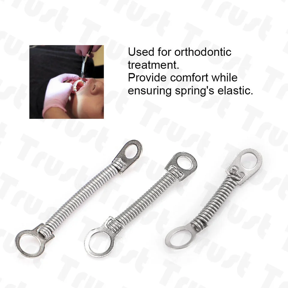 10 Pack Dental Orthodontic Closed Coil Spring NITI 010/012 Medium Force Spring 6/9/10MM High Quality Durable Orthodontic Springs