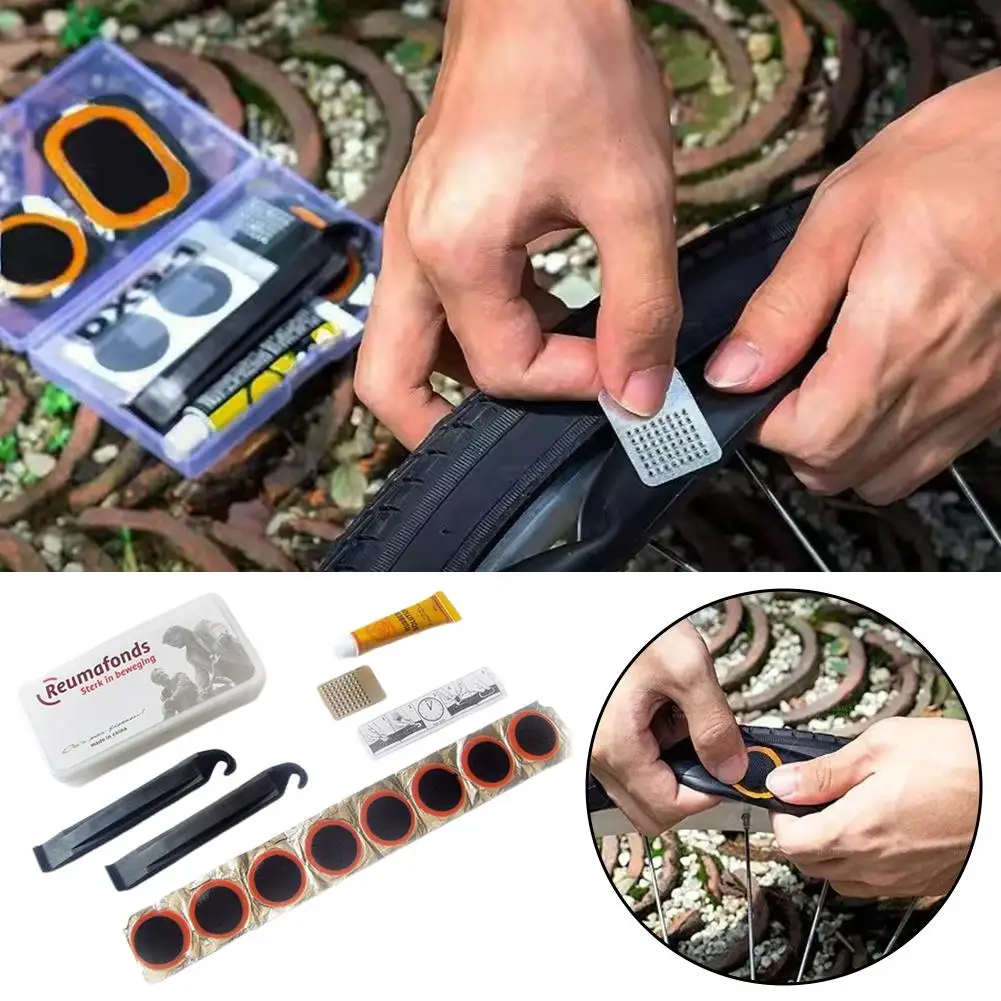 Mountain Bike Tire Repair Tool Set - Bicycle & Motorcycle Tool Box - Cycling Maintenance Kit - Bike Repair Gear
