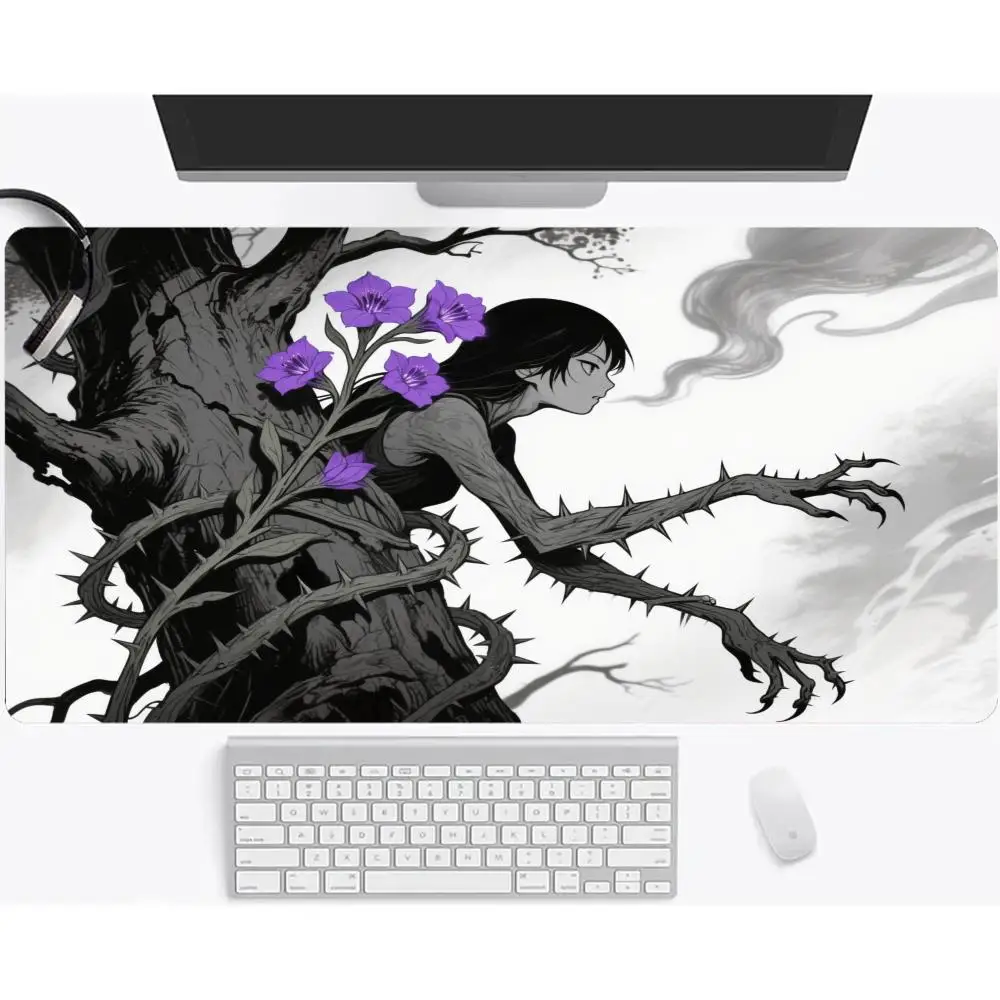 

Коврик для мыши, большой настольный коврик, коврик для офисной спальни, противоскользящий коврик для ноутбука, настольный размер, коврик для компьютерной мыши