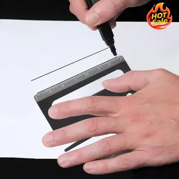 帶尺信封刀/信件刀/便攜式郵件刀,可整齊無損地打開包裹,適用於家庭和辦公室 10 最佳銷售 信封開啟器 - №8