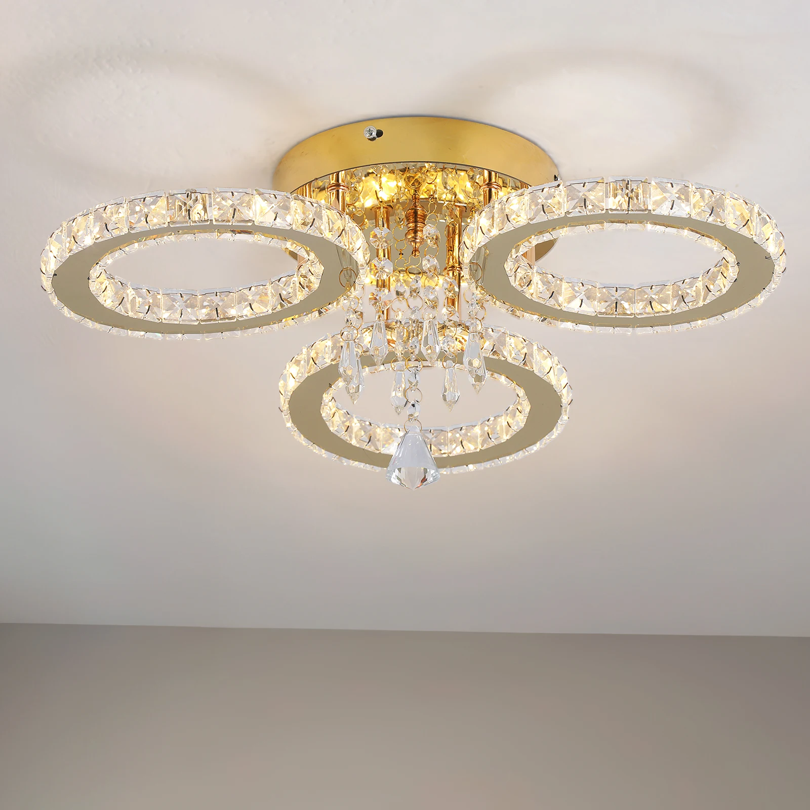 

Led Ceiling Light Modern Home Decoration Crystal Chandelier Luxury Living Room BedRoom Dining Gold Ceiling Lamp lighting