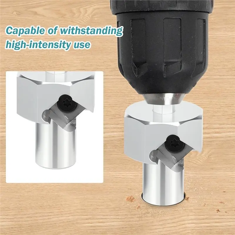 KYCOR-Bench Dog Hole Chamfer Reamer Tool Stainless Steel Drill Bit For 19Mm(3/4 Inch) Hole Puncher Locator