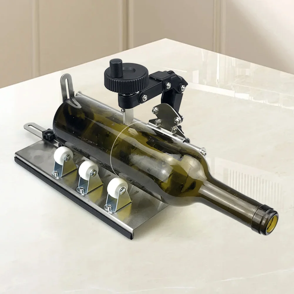 

DIY резак для стеклянных бутылок, инструмент для резки стекла, резак для стеклянных скульптур «сделай сам», профессиональный держатель для бутылок для резки пива