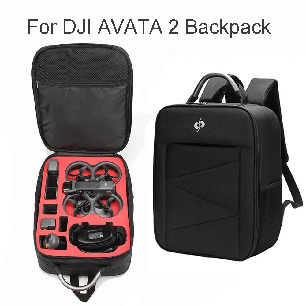 

Для DJI Avata 2 рюкзак летные очки 3 сумка для хранения для DJI Avata 2 Пульт дистанционного управления