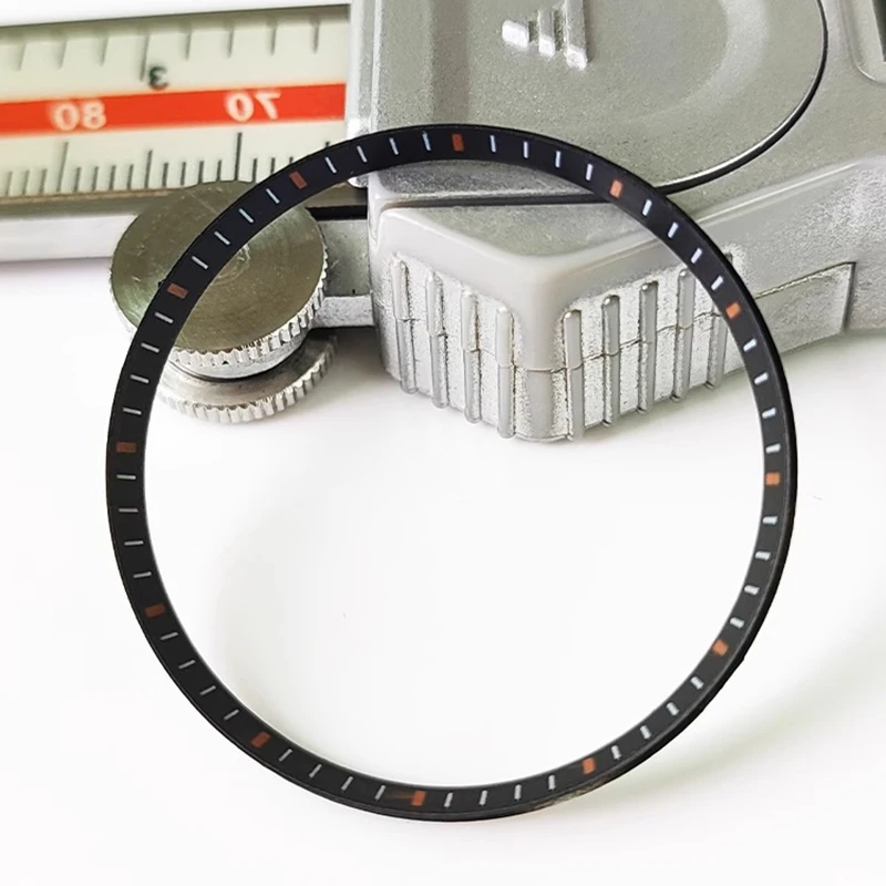 32.7mm Watch Dial Circle Plate For Casio Duro 2784 MDV-106 MDV107 Plastic Chapter Ring nner shadow ring Watch Modification Parts