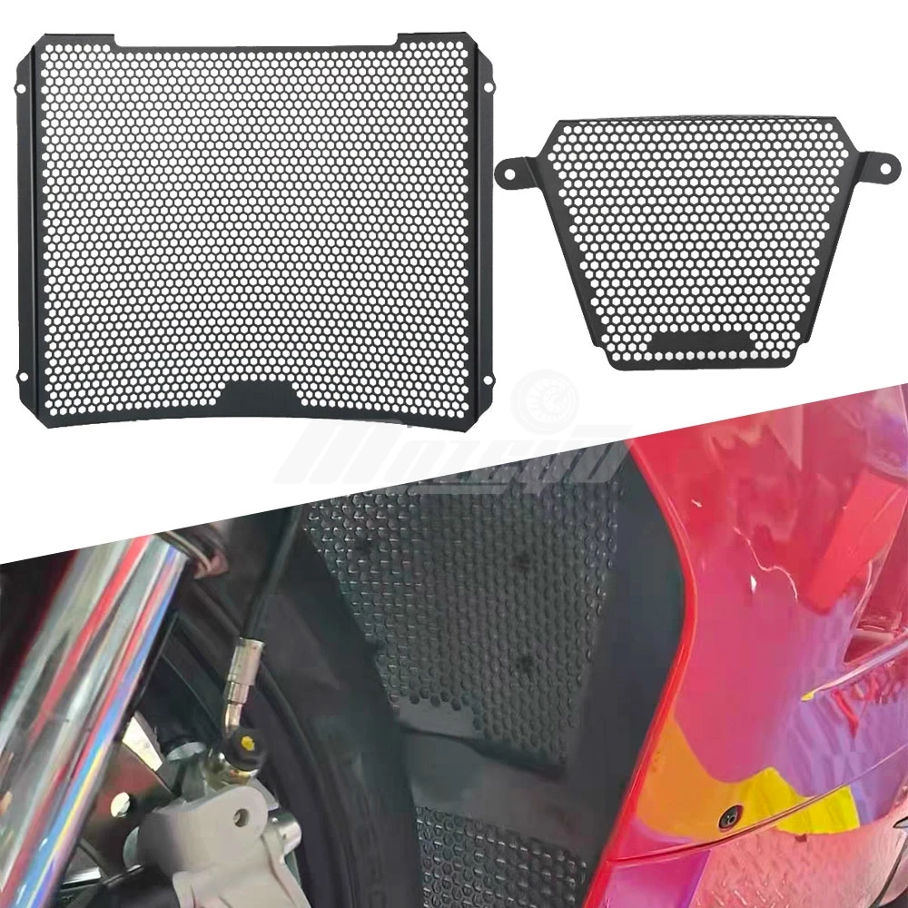 

Radiator Grill Guard Protector Oil Cooler Grille Covers For Suzuki GSX-R1000R ABS 2017 2018 2019 2020 2021 2022 2023 2024 2025