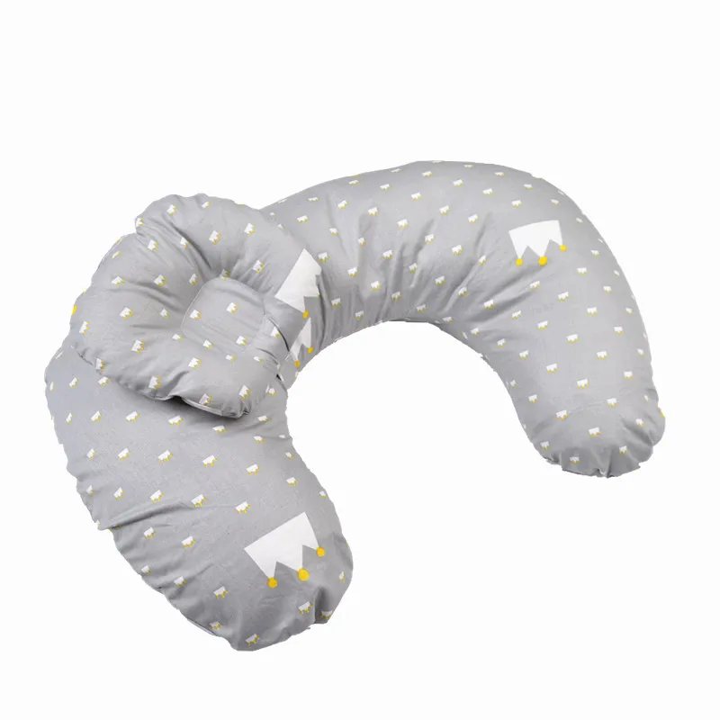 Simple Print Pattern Baby Side-lying Feeding Pillow Cute Newborn Anti-vomiting Milk Pillow Pregnant Woman Breastfeeding Artifact