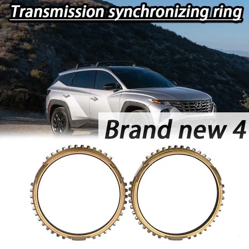 

4PCS Gearbox Synchro Rings Fit For Hyundai Tucson IX35 For KIA Sportage 4339432410 4339432410FFF Car Accessories Replacement