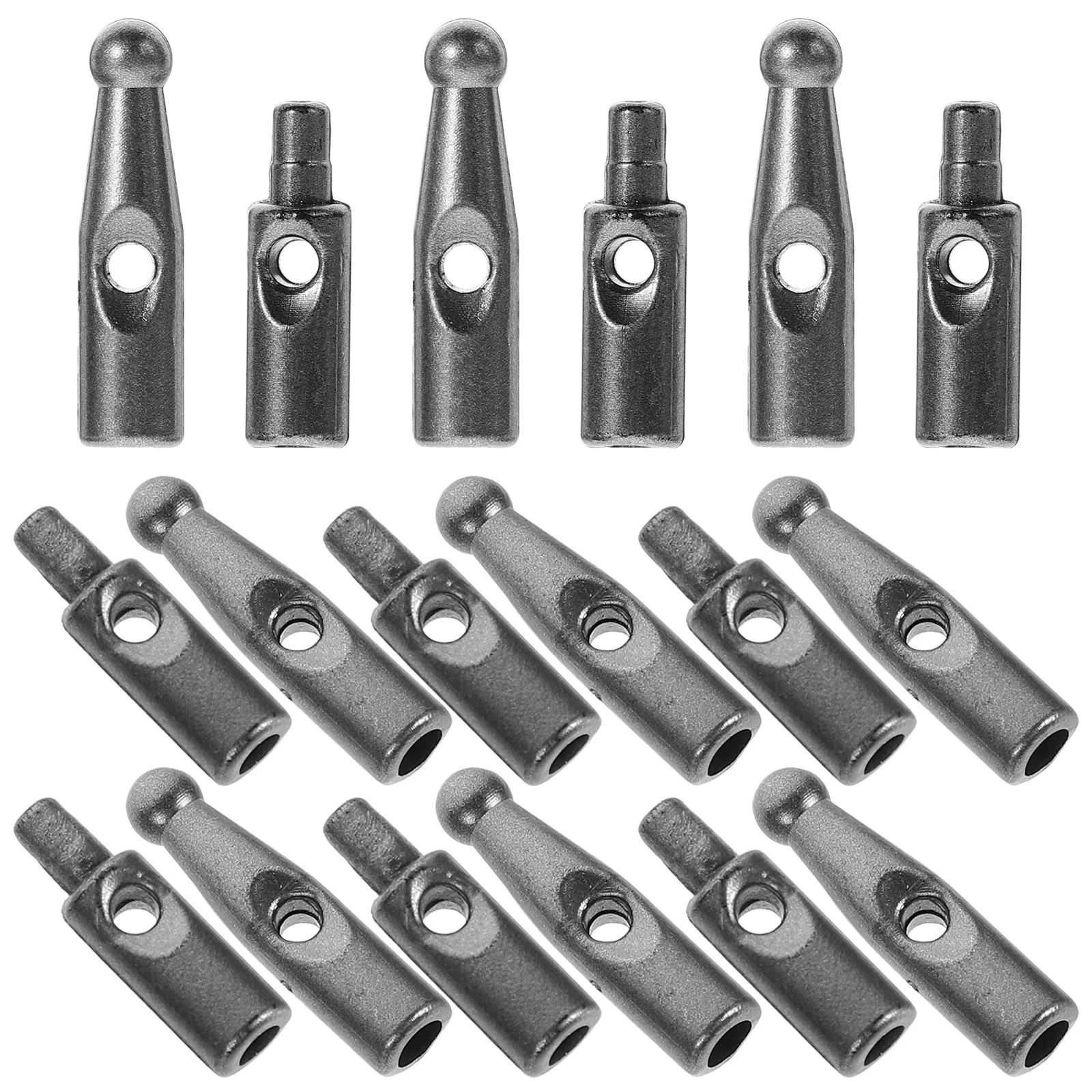 

18 Pcs Umbrella Tail Beads Parts Repair Tails Plastic Sturdy Convenient Small Rain