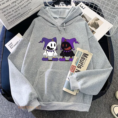 Sudaderas con capucha Persona, sudadera informal cómoda De manga larga con cuello redondo, Ropa De Manga De lana con estampado De dibujos animados, jerséis De Mujer