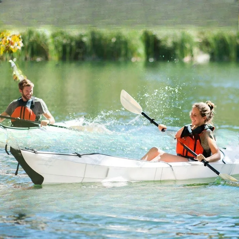 Portable 3.9m 1 person polypropylene material tour canoe folding kayak