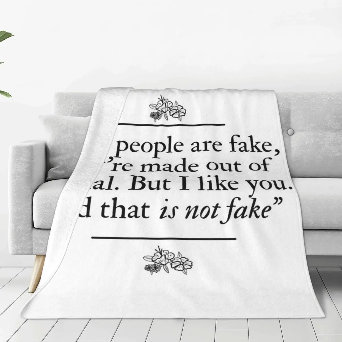 All The People Are Fake Young Royals Blankets Fleece Breathable Sofa Throw Blankets For Home Bedroom Throws Bedspread Quilt