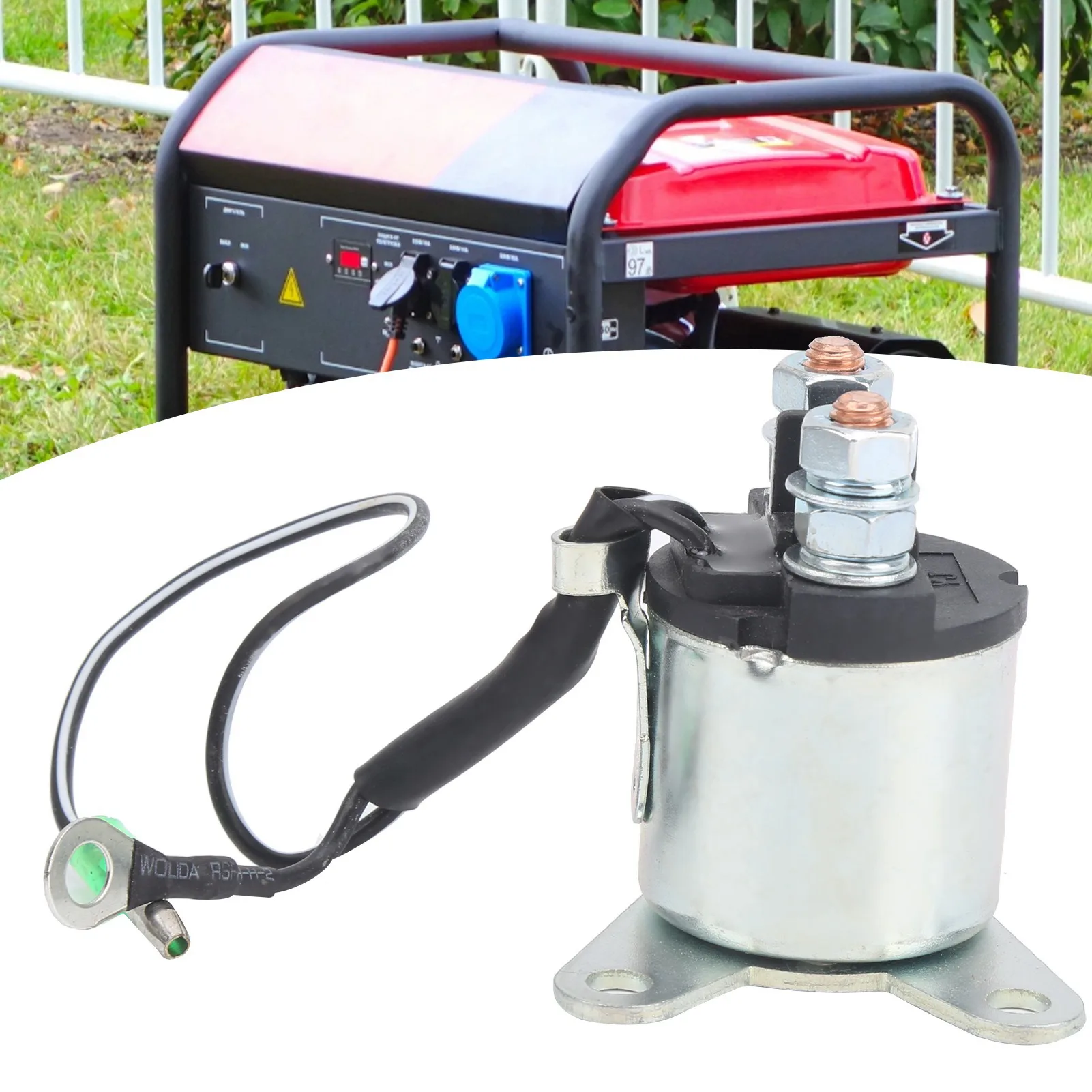 Motor Solenoid Starter Relay Relay Solenoid Starter Relay Alloy Corrosion-Resistance for Gasoline Generator Pump 2kw-3kw 168F
