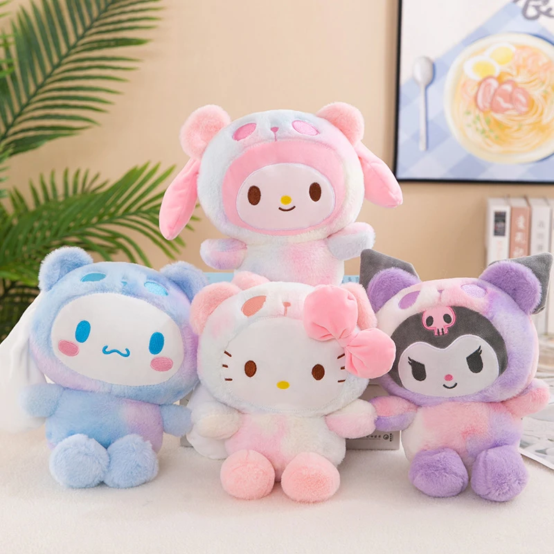 

Sanrio аниме игрушки Kawaii Kuromi My Melody Cinnamorol плюшевые мягкие игрушки Sanriod животные кукла плюшевый подарок для детей 25 см