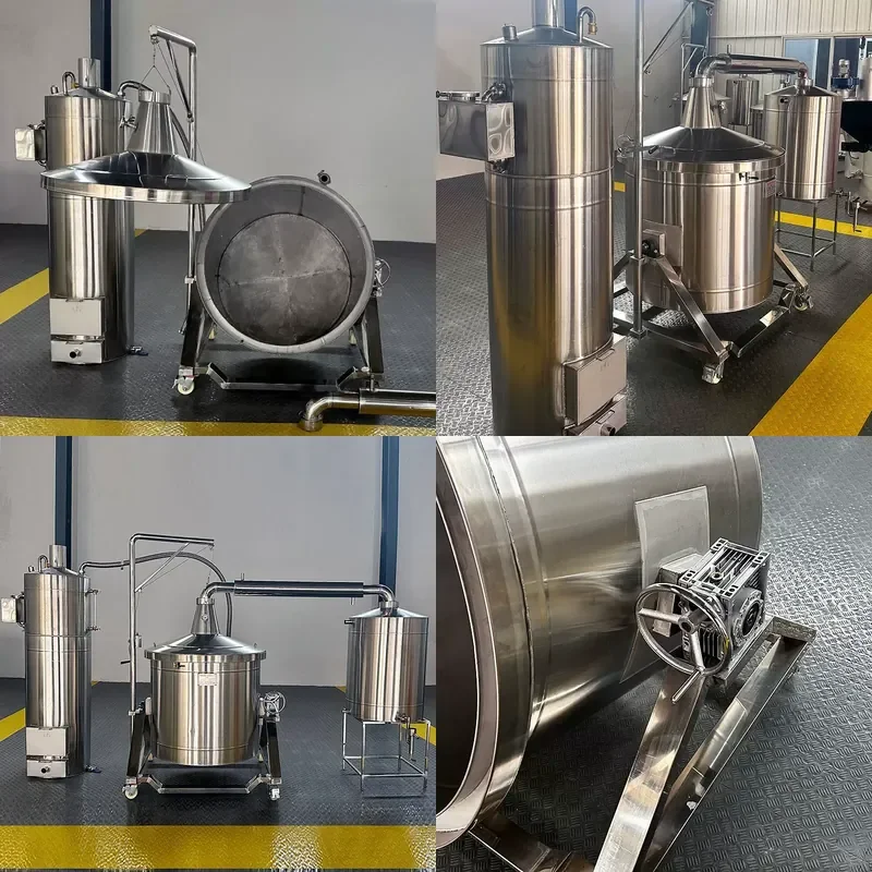 for Stainless Steel All in One Brewing Machine Winery Shochu Distillation and Brewing Equipment Automatic Distilling and