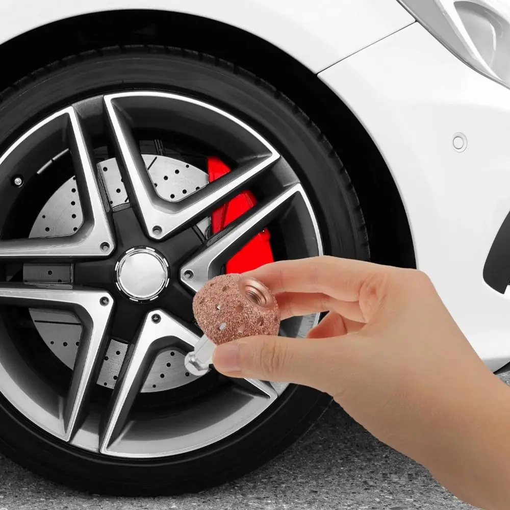 Tungsten Steel Tire Grinding Head Coarse Grit High-Speed Tire Buffing Wheel Bowl Type Hemispherical Tire Repair Tool Car Tire