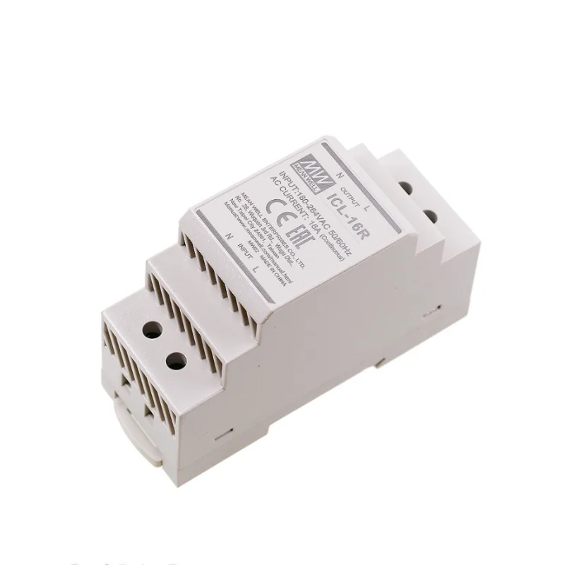 

MEAN WELL ICL-16R/L Linear Type Terminal Block Mounted 16A AC Inrush Current Limiter to Reduce the High Starting Current ICL-28R