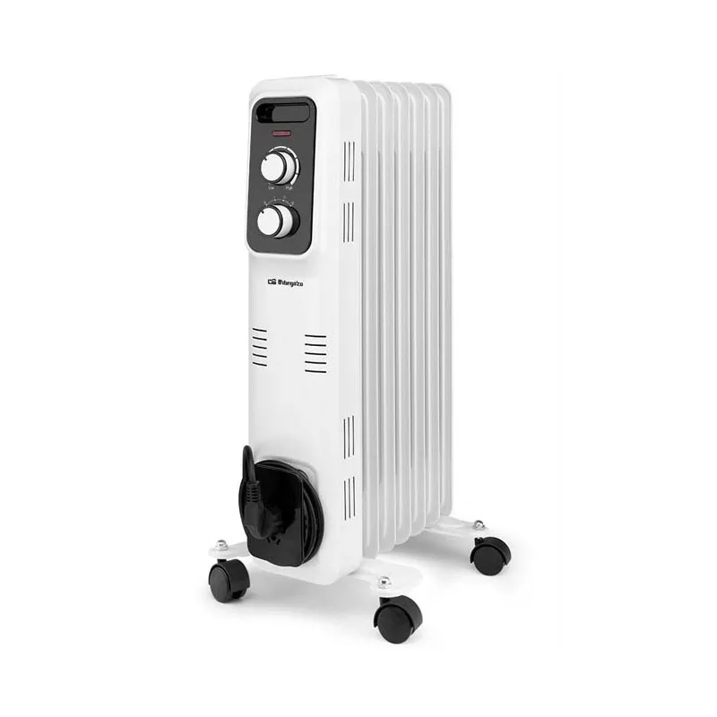 Orbegozo oil radiator 7 elements, 1500 W, 3 heat powers-white Color