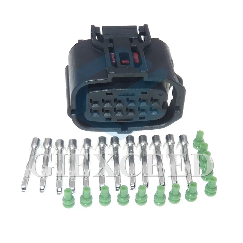 2 Sets 12 Pin AC Assembly 6189-1128 91980-12356 9098012356 Automotive Socket Wiring Harness Waterproof Connetor