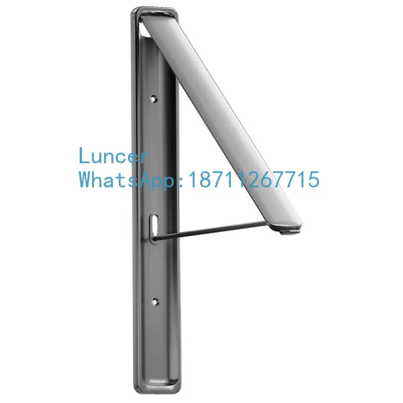 No Drilling Retractable Clothesline, Wall Mounted Invisible Stainless Steel Drying Line for Balcony, Bathroom, Apartment