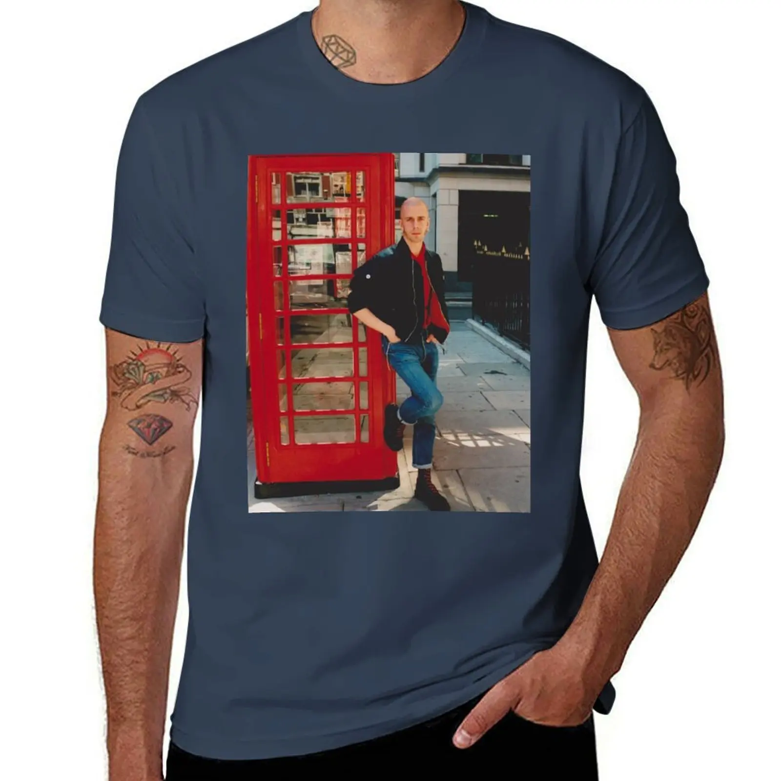 

Skinhead Thomaz, London 2000. Stay sharp, stay skinhead. T-Shirt Basic Daily Outfit Short Sleeve Tee