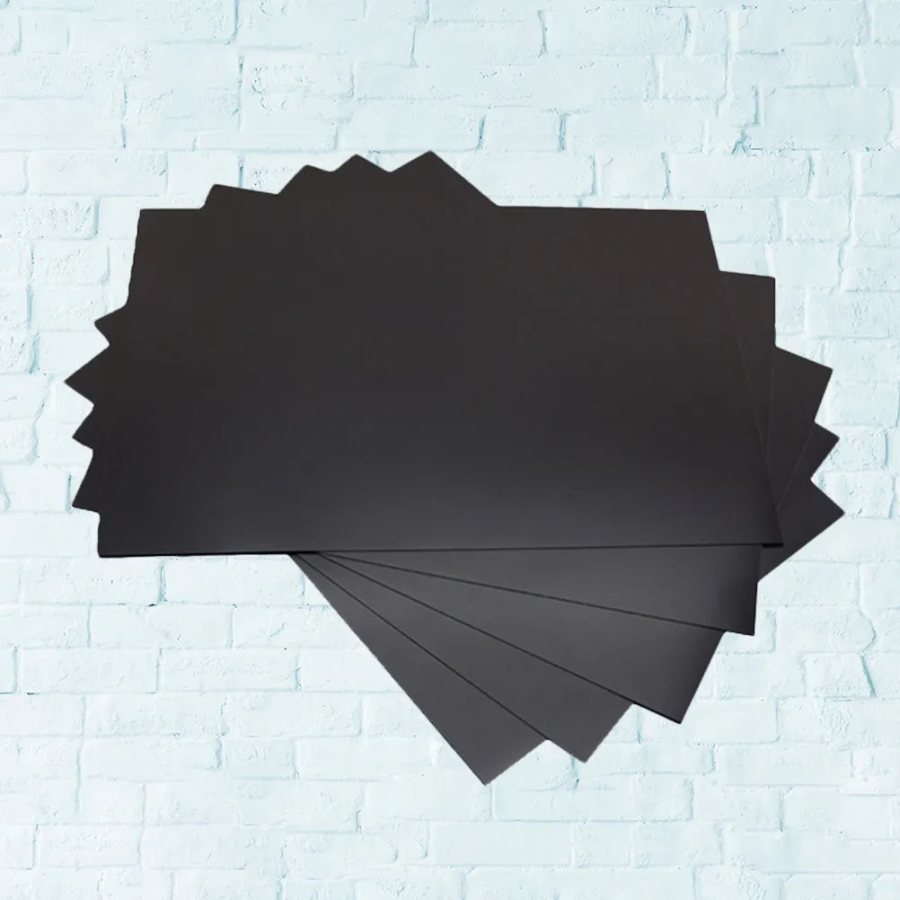 

Набор из 5 гибких магнитных резиновых листов премиум-класса с клейкой основой, не оставляющей следов, для DIY-наклеек на авто, декора холодильников и металлических изделий